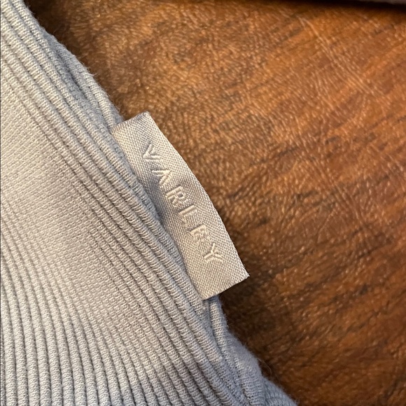 Varley Light Blue Ribbed Pullover - Picture 3 of 6